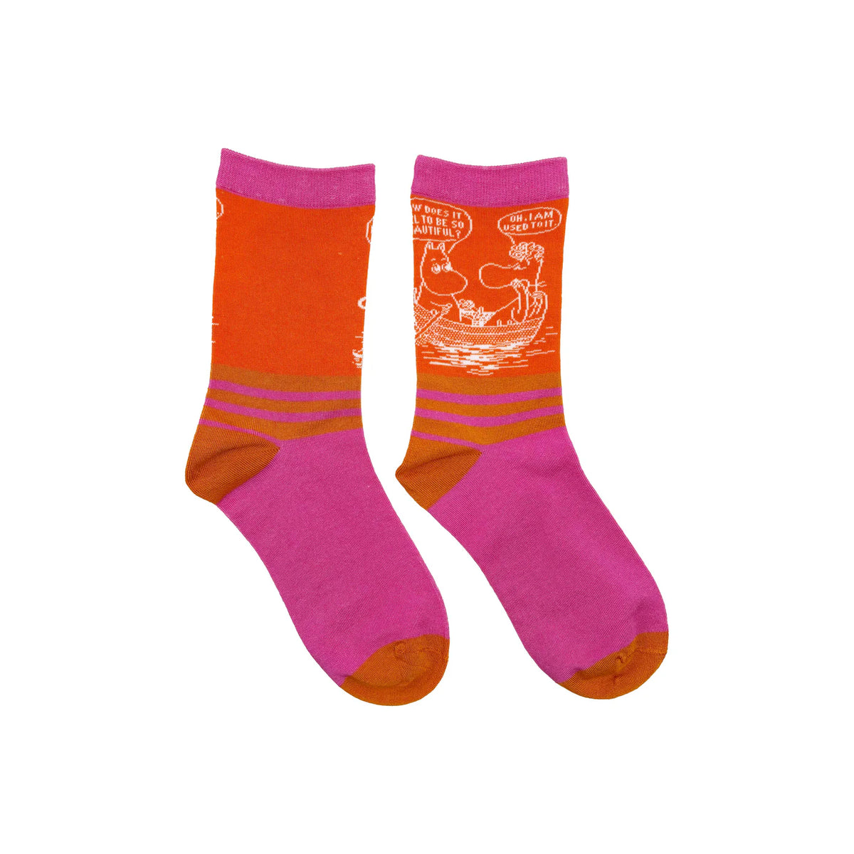 Moomin Beautiful socks, other side