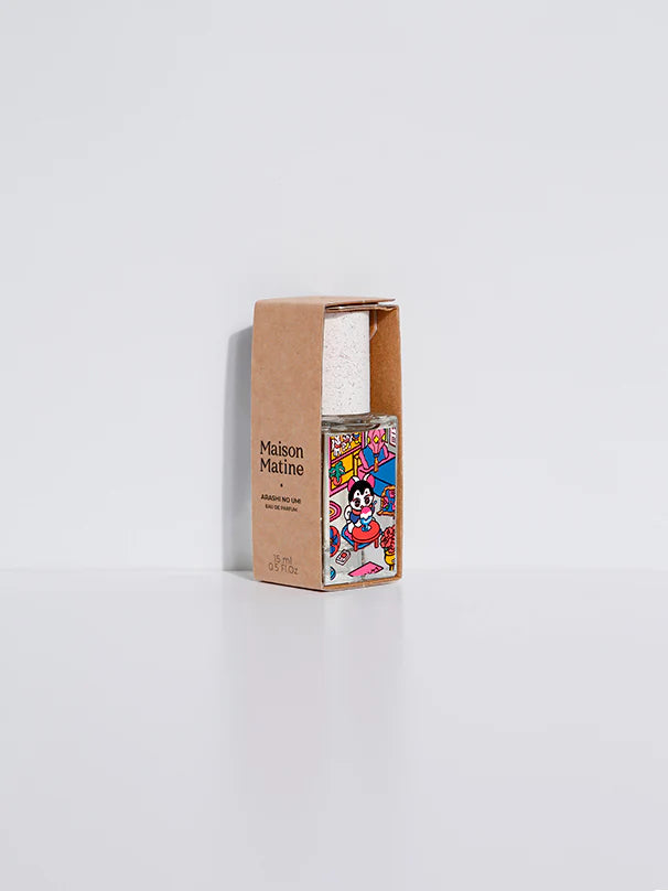 Arashi no Umi perfume beside its kraft box