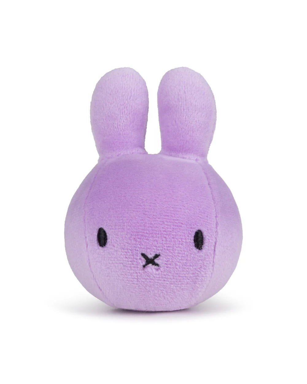 Lilac Miffy squish ball, front view