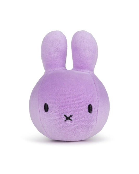 Lilac Miffy squish ball, front view