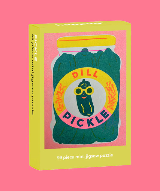 Naomi Wilkinson dill pickle mini jigsaw puzzle box