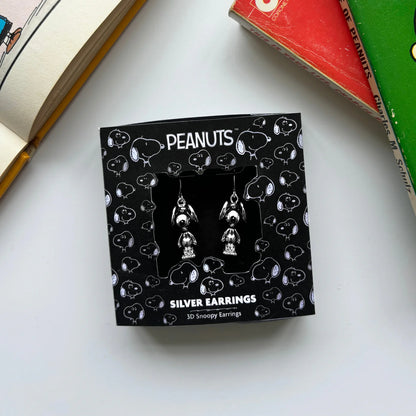Peanuts Snoopy earrings in their black gift box