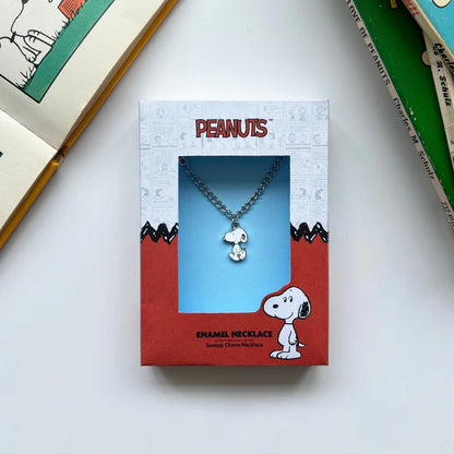 Snoopy charm necklace in its gift box
