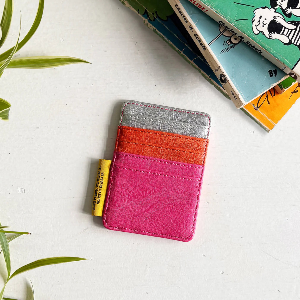 Back of the Rockstar card holder with coloured card slots