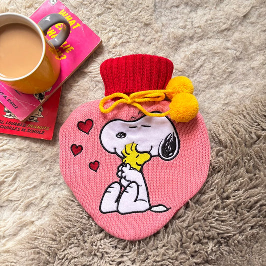 Peanuts Love Hot Water Bottle