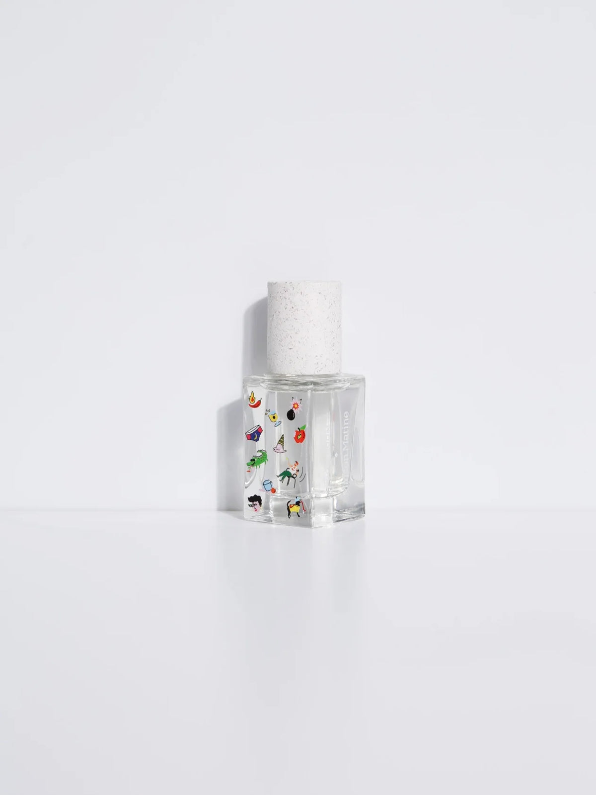 Poom Poom perfume bottle, side view