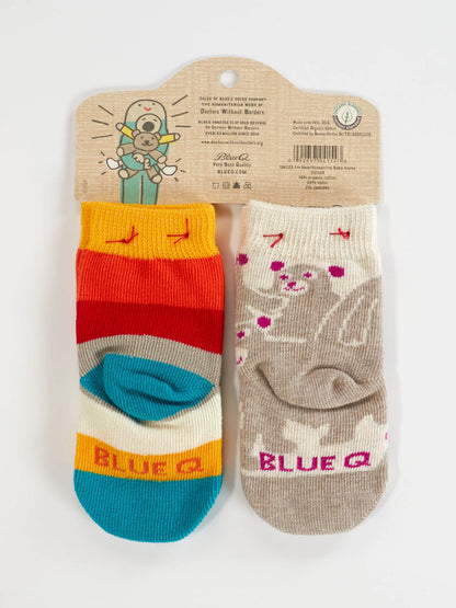 Back of the baby sock pack