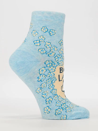 Bird Lady sock, side view