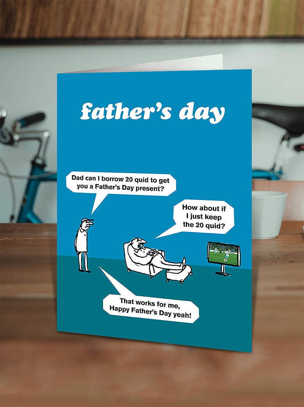 Forest Friends Borrow 20 Quid Greetings Card