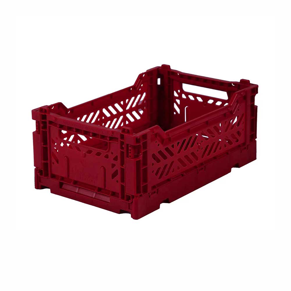 Chilli pepper red mini folding storage crate