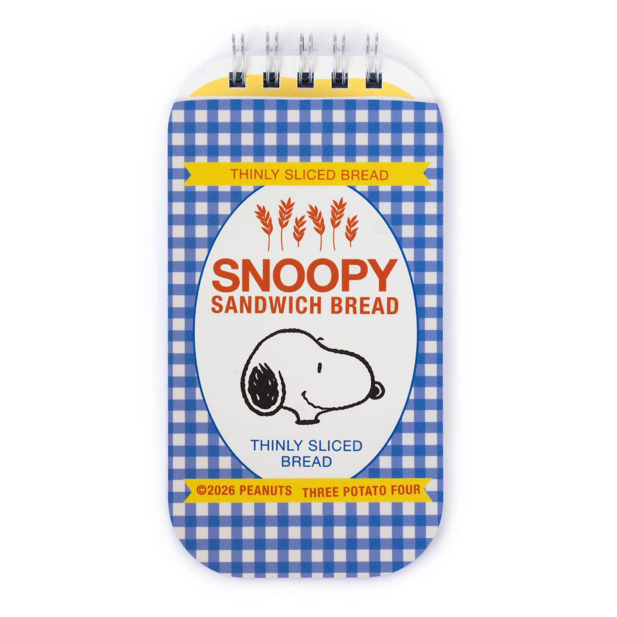 Three Potato Four Snoopy Sandwich Bread Notebook