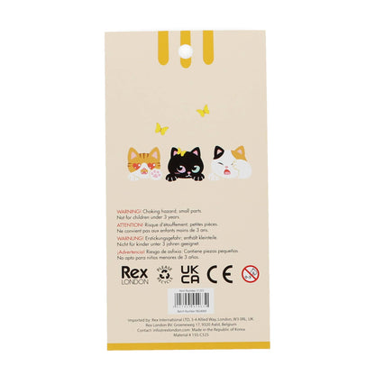 Back of the Quirky Cats sticker pack