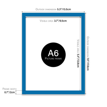 Blue Frame A6