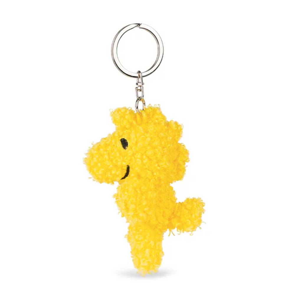 Bon Ton Woodstock teddy key ring, fluffy and yellow