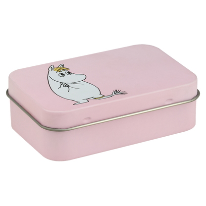 Muurla Moomin Small Tin Boxes Snorkmaiden Pink