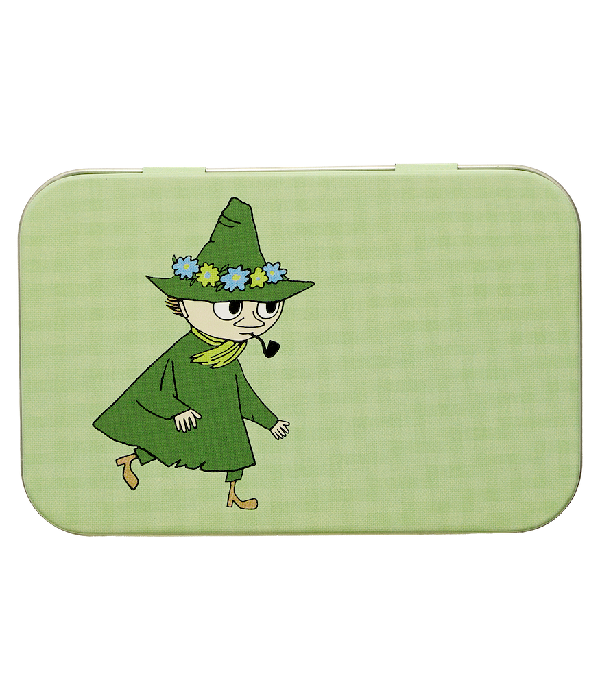 Muurla Moomin Small Tin Boxes Snufkin Green