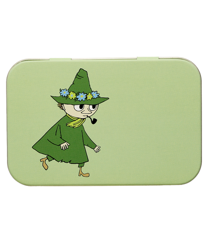 Muurla Moomin Small Tin Boxes Snufkin Green