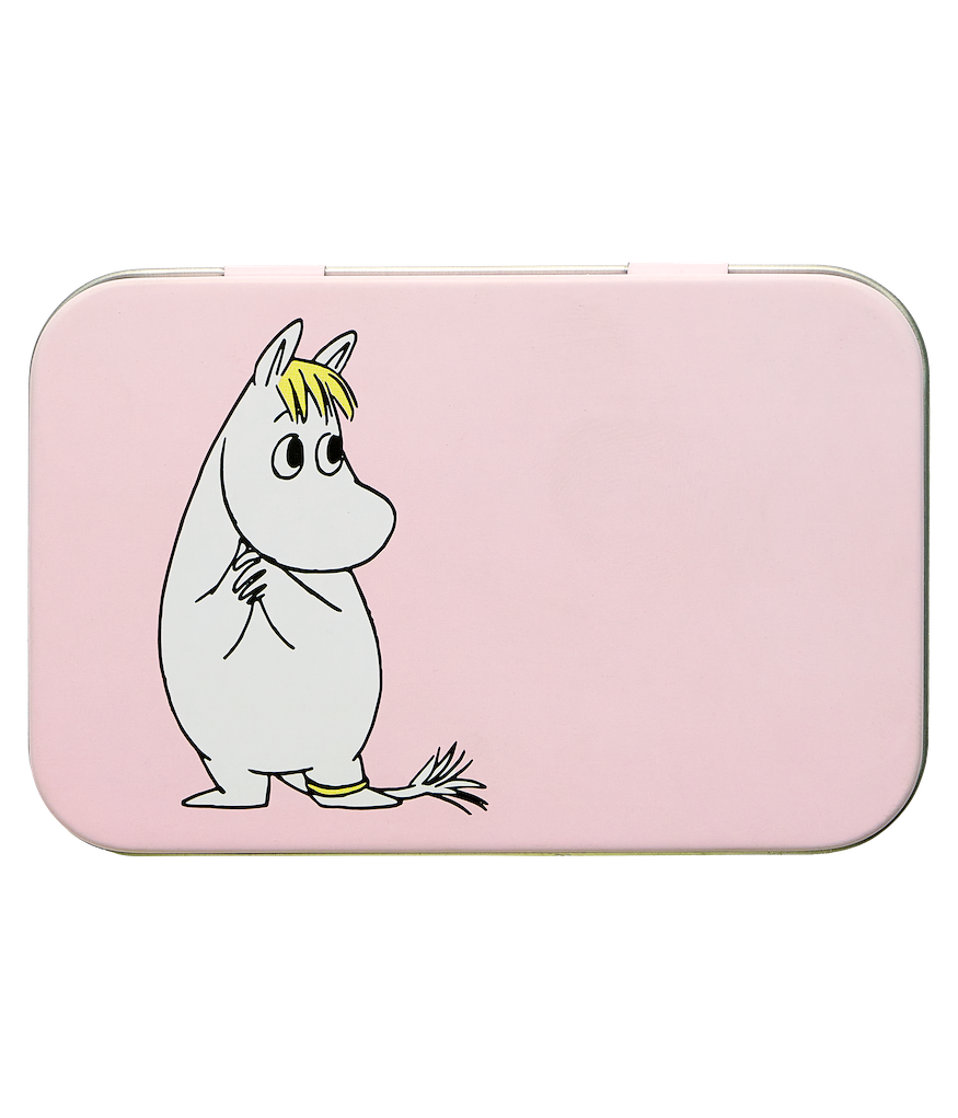 Muurla Moomin Small Tin Boxes Snorkmaiden Pink