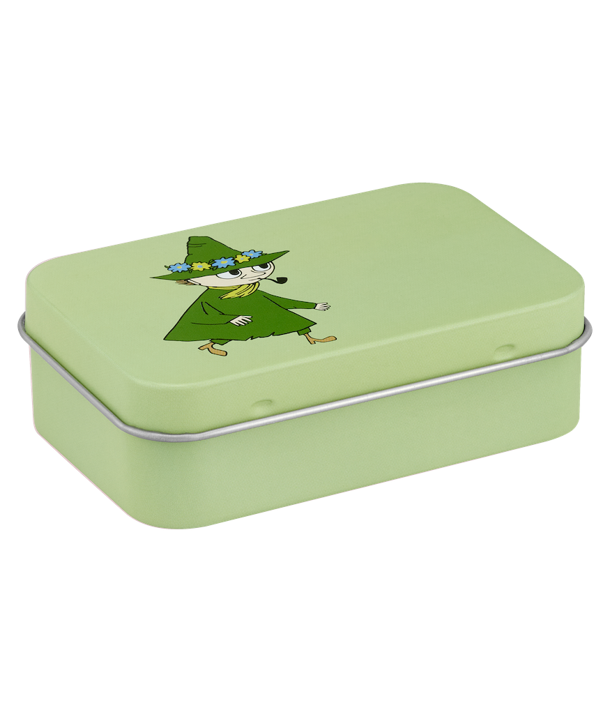 Muurla Moomin Small Tin Boxes Snufkin Green