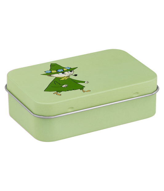 Muurla Moomin Small Tin Boxes Snufkin Green