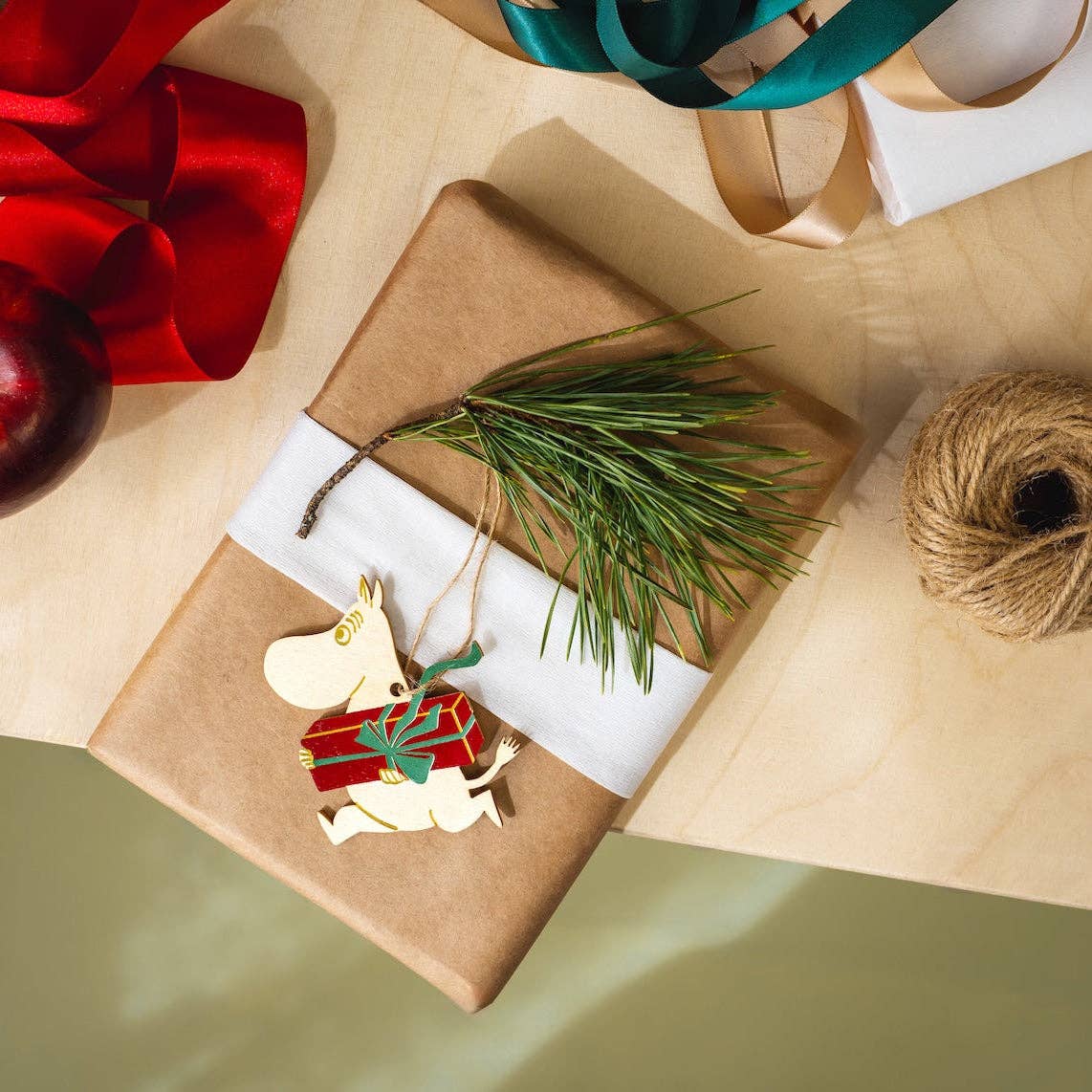 Muurla Moomin Moomintroll Plywood Christmas Decoration
