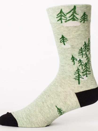 Back view of the pine tree socks