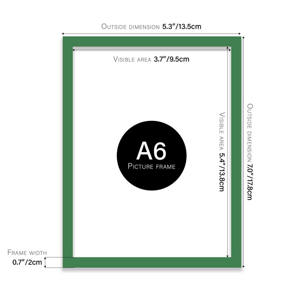 Green Frame A6