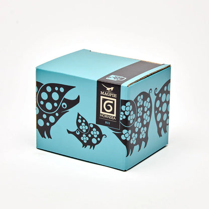 Piggie teal mug box