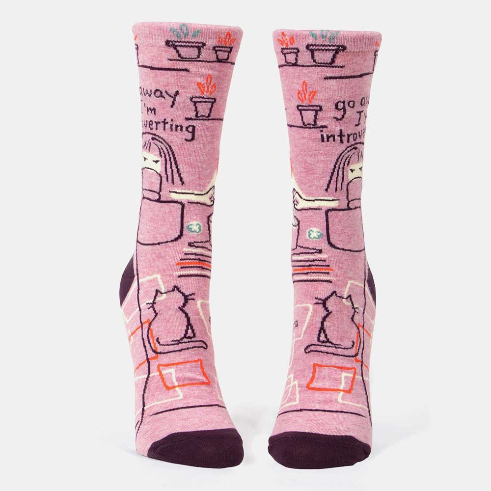 Front view of the introverting socks
