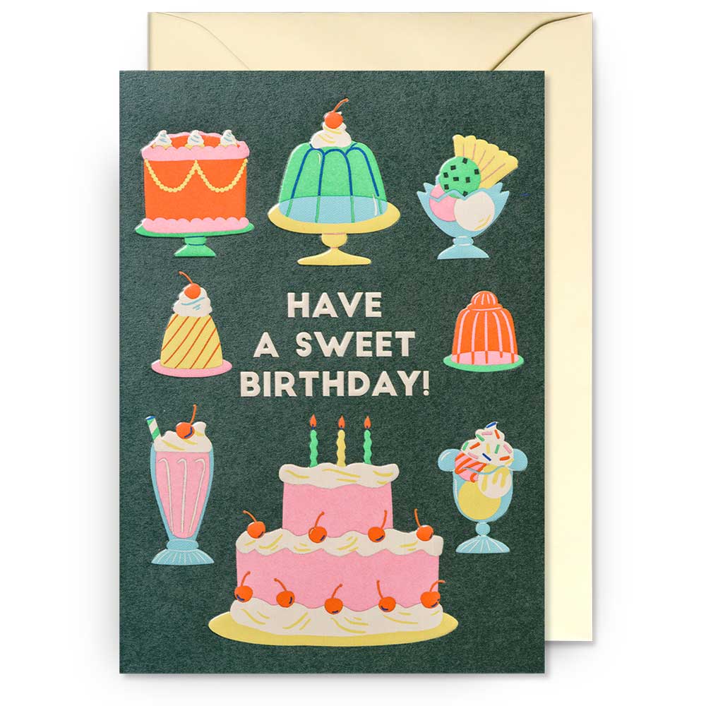 Have a Sweet Birthday card with its envelope