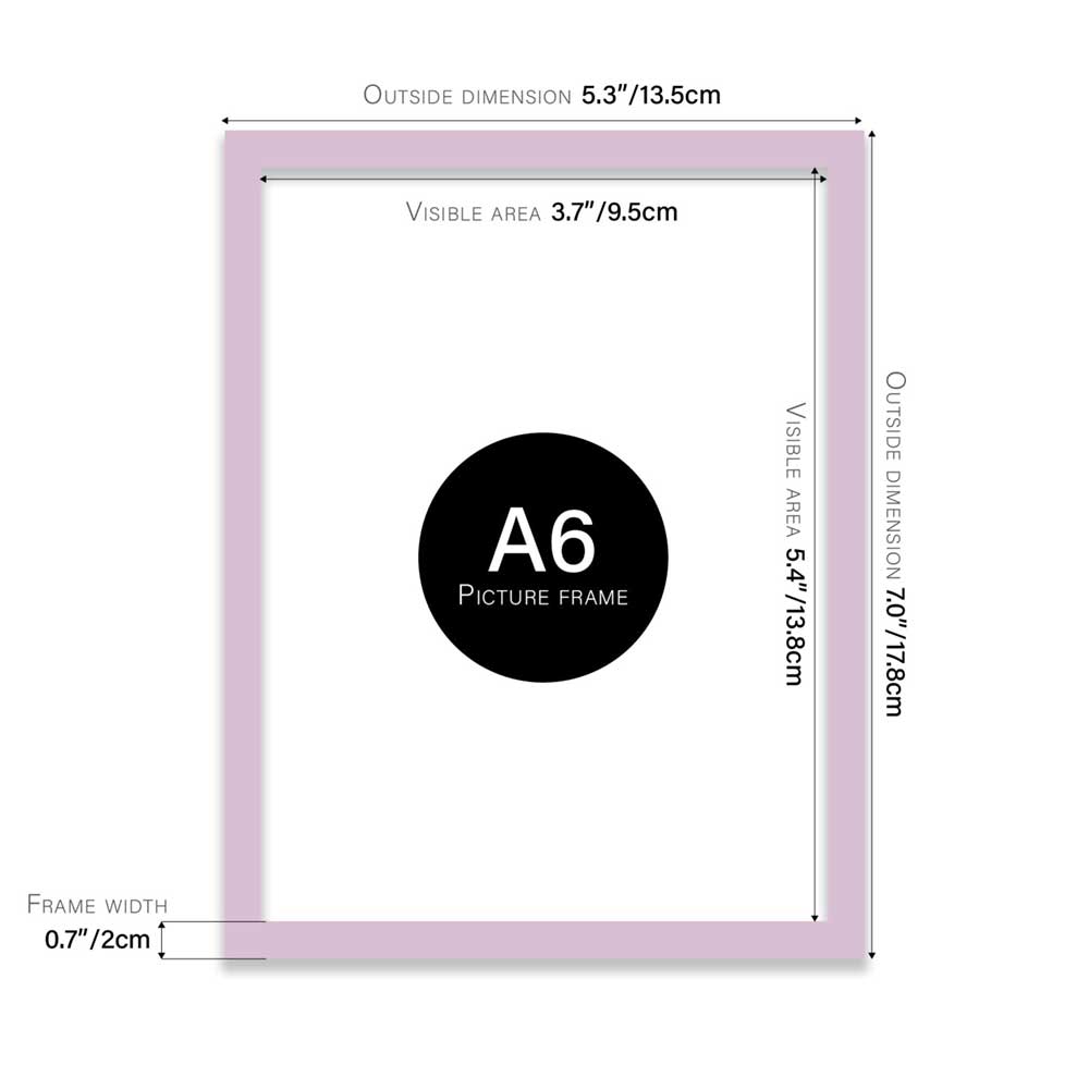 Lilac Frame A6