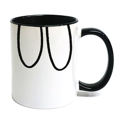 Other side of the Miffy face mug showing the ears