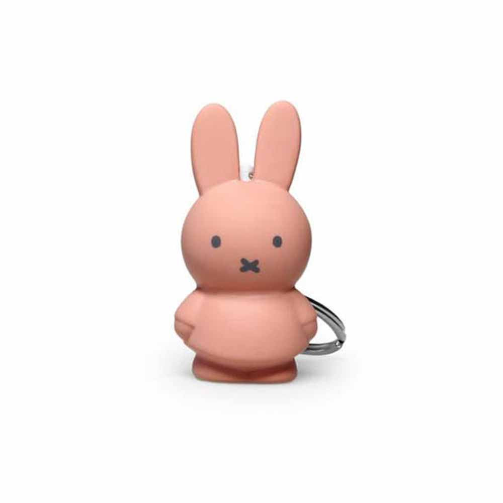 Powder pink Miffy figure key ring