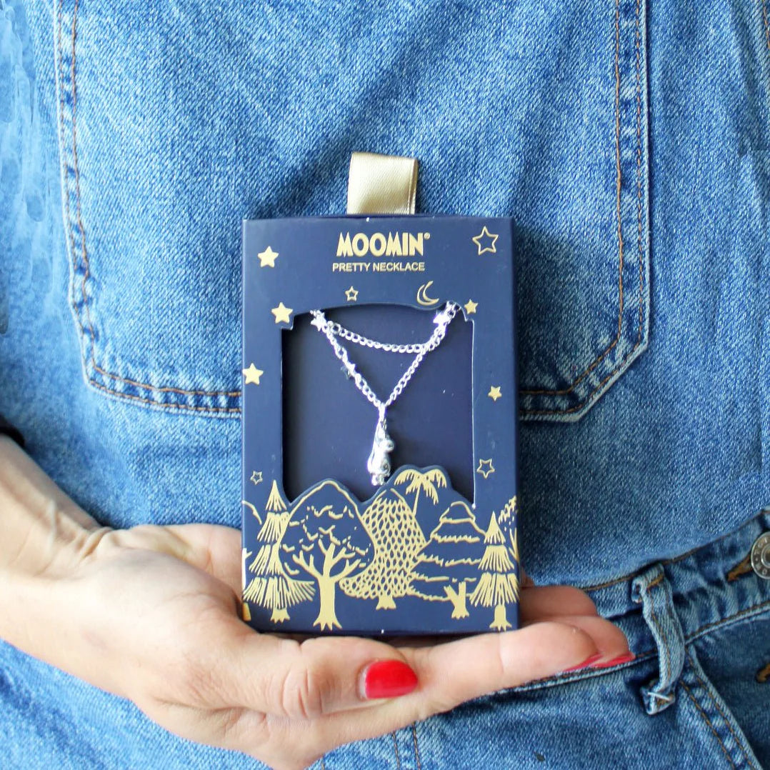 Moomin pretty necklace in its navy gift box