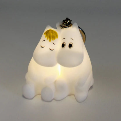 Moomin cuddle key ring glowing
