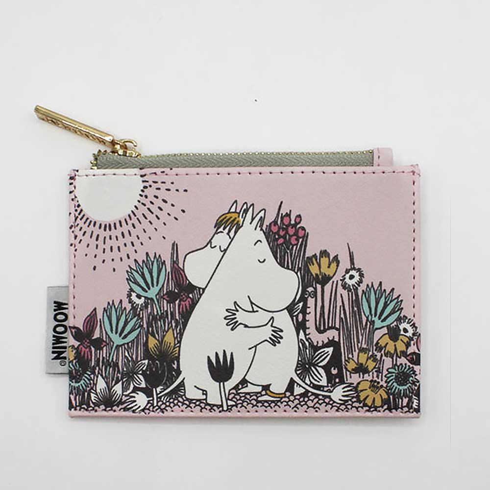 Moomin Love zip purse, front view