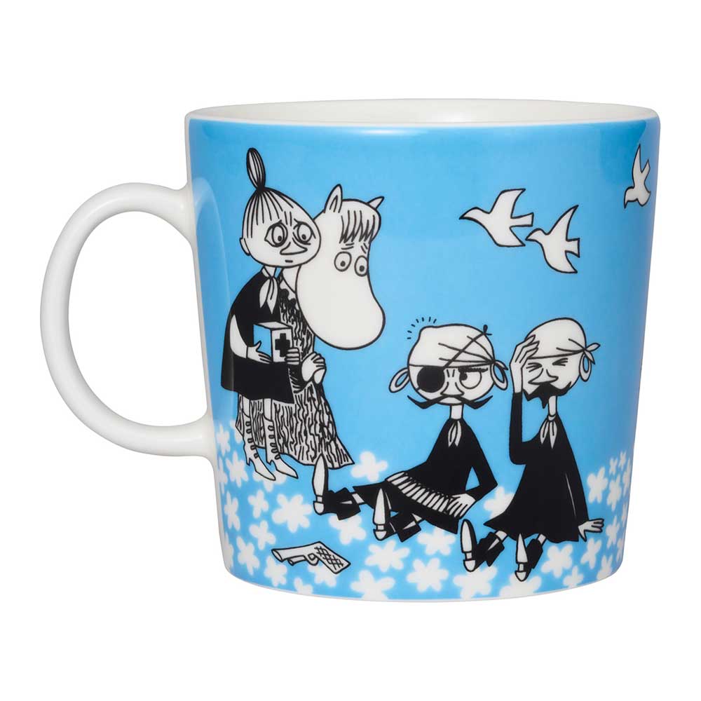 Other side of the Moomin Peace mug
