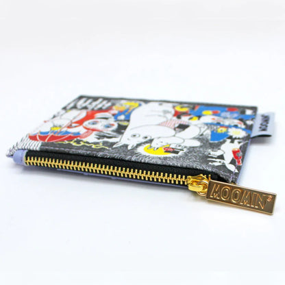 Close-up of the comic coin purse zip