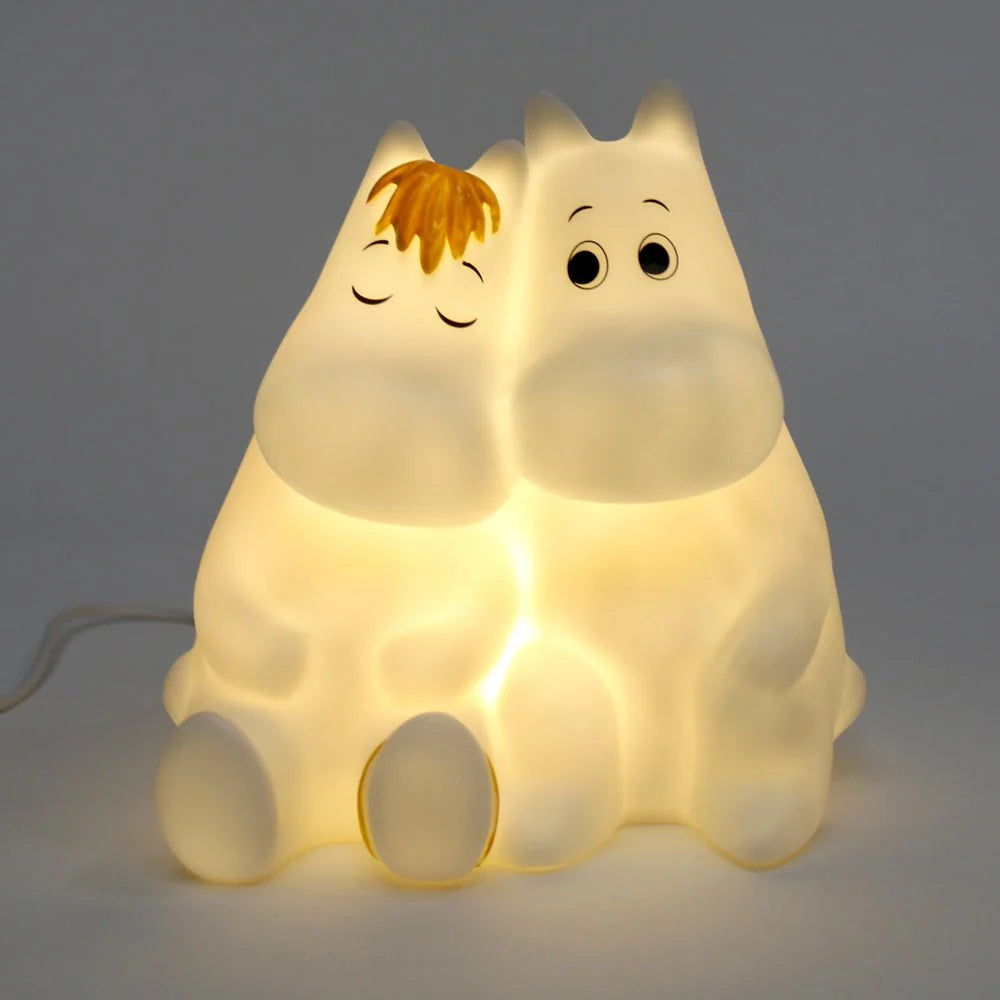 Moomin and Snorkmaiden love LED light glowing warm white
