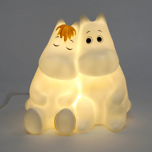 Moomin and Snorkmaiden love LED light glowing warm white