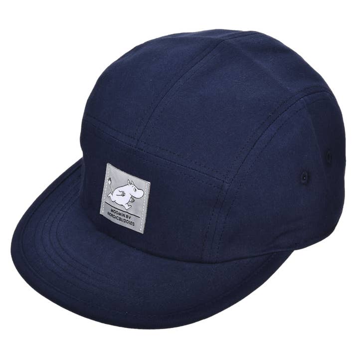 Navy Moomintroll cap from the side