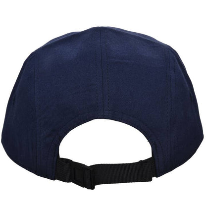 Back of the navy cap with an adjustable strap