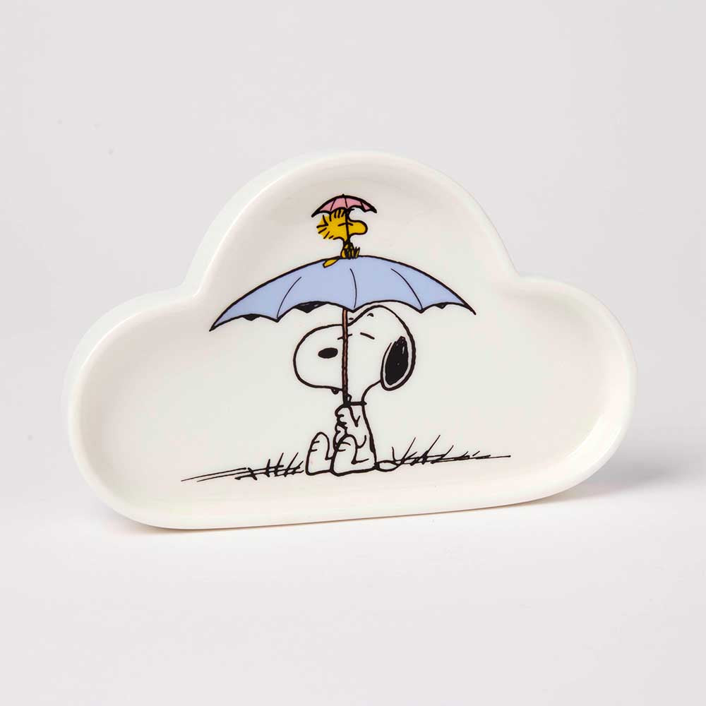 Cloud-shaped Snoopy umbrella trinket dish