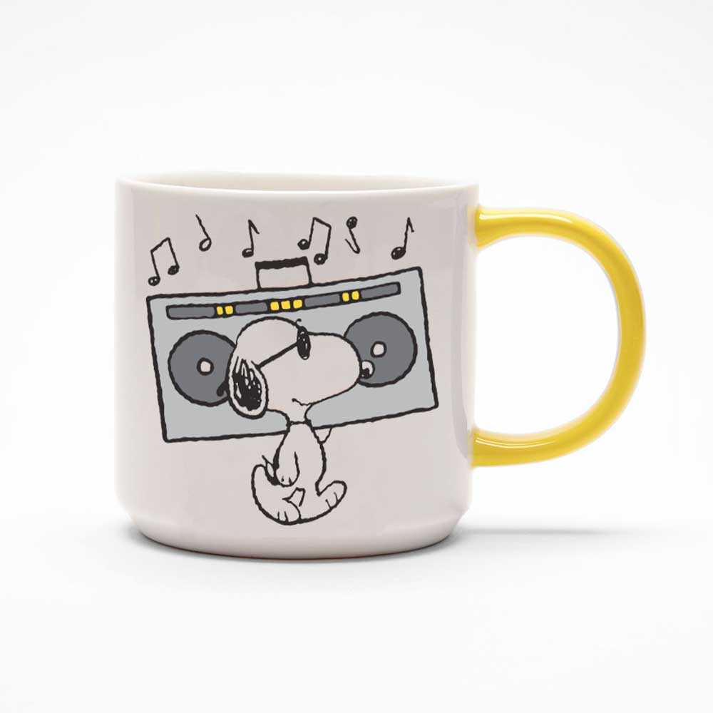 Peanuts Mug - Music is Life DJ