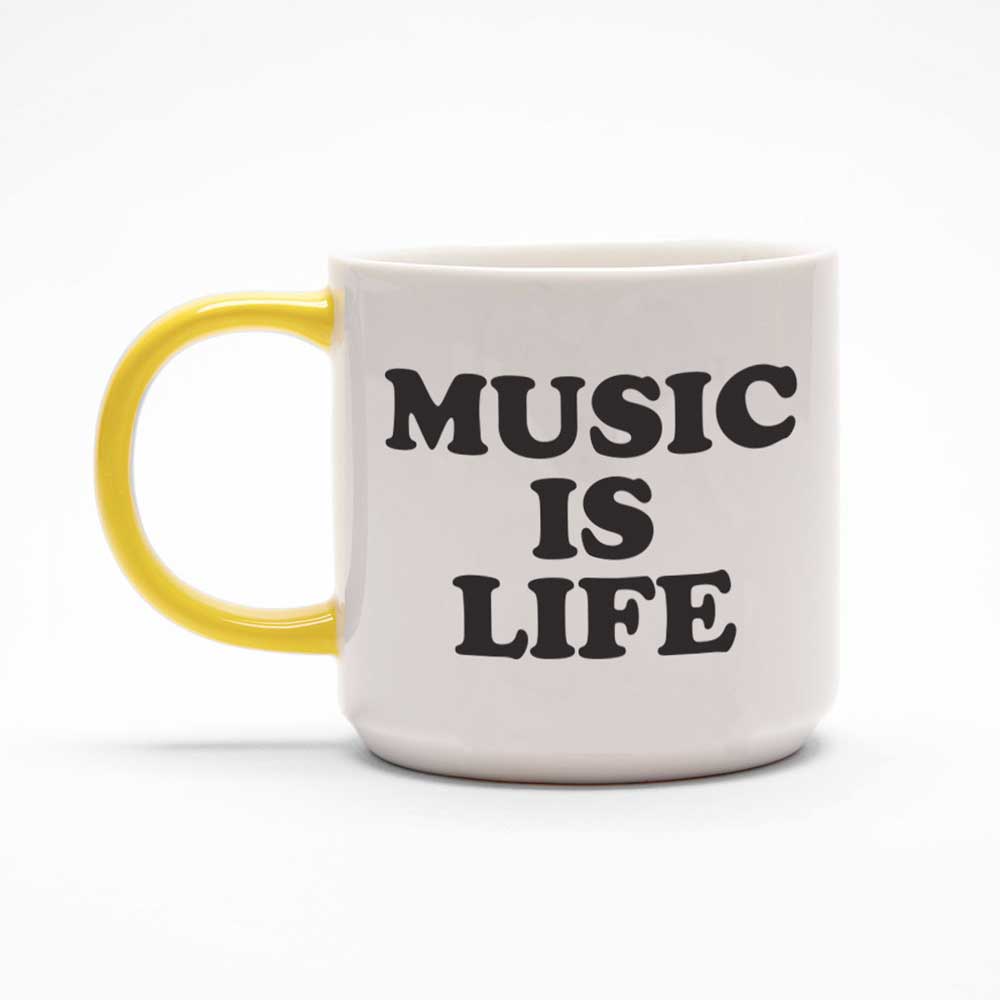 Peanuts Mug - Music is Life DJ