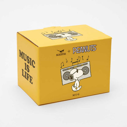 Peanuts Mug - Music is Life DJ