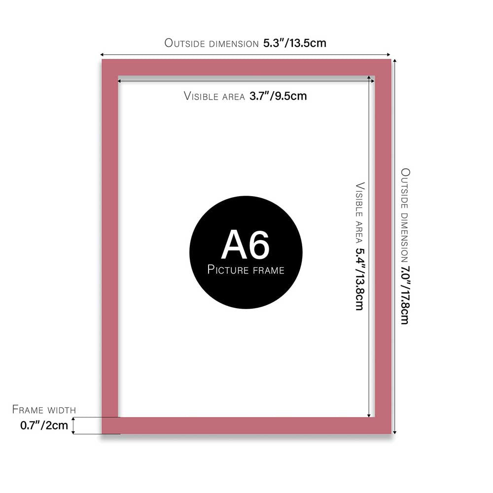 Pink Frame A6