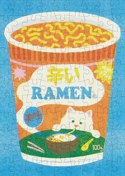 Completed ramen jigsaw puzzle