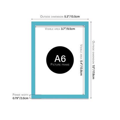 Turquoise Frame A6