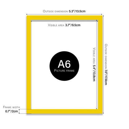 Yellow Frame A6